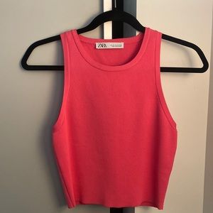 Zara Knit Tank - Pink